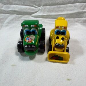 John Deere Bunny Excavator  &John Deere My First Birds Nest Johnny  Tractor ERTL